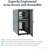 StarTech.com 4-Post 25U Server Rack Cabinet, 19" Data Rack Cabinet for Computer / IT Equipment, Home Network Rack, Half Height Server Rack - Image 3