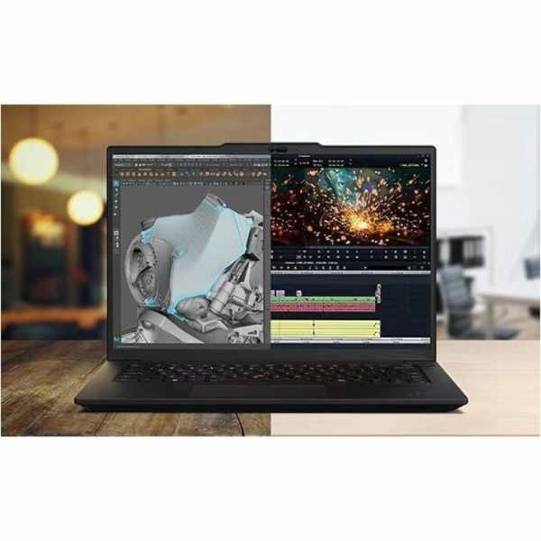 Lenovo ThinkPad P14s Gen 5 21G2001VUS 14.5" Mobile Workstation - WUXGA - Intel Core Ultra 7 155H - 32 GB - 1 TB SSD - English Keyboard - Black - Image 10