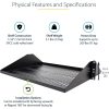 StarTech.com 2U Vented Server Rack Shelf - Center Mount Fixed 14" Deep Cantilever Rackmount Tray for 19" Data/AV/Network w/Cage Nuts - Image 3