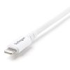 StarTech.com 3m (10ft) Long White Apple�® 8-pin Lightning Connector to USB Cable for iPhone / iPod / iPad - Image 2