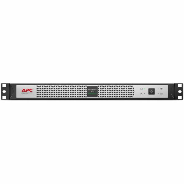 APC Smart-UPS, Line Interactive, 500VA, Lithium-ion, Rackmount 1U, 120V, 4x NEMA 5-15R outlets, Network Card, Short Depth - Image 3
