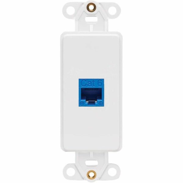 Eaton Tripp Lite Series Center Plate Insert, Decora Style - Vertical, 1 Port, TAA - Image 3