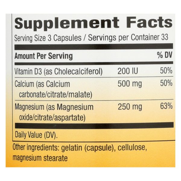 Nature's Way - Calcium Mag and D Complex - 100 Capsules - Image 3