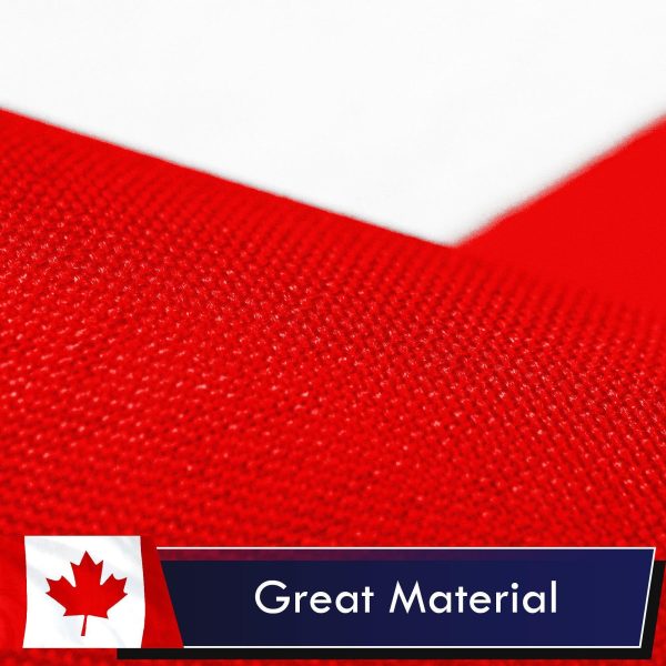 Canada (Canadian) Flag 75D Printed Polyester 3x5 Ft - Image 4