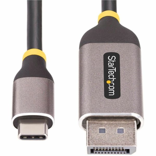 StarTech.com 10ft (3m) USB-C to DisplayPort Adapter Cable, 8K 60Hz, 4K 144Hz, HDR10, USB Type-C to DP 1.4 Converter, USB4/TB3/4 Compatible - Image 4