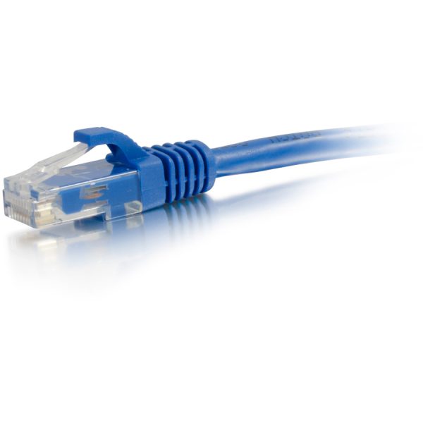 C2G 2ft Cat6 Ethernet Cable - Snaglass Unshielded (UTP) - Blue - Image 2