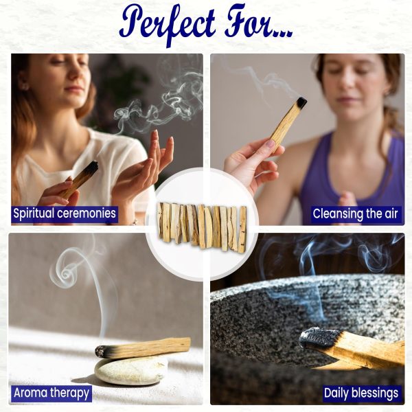 Premium Palo Santo Smudge Sticks from Peru (Net Weight 1 lb) 100% Natural Incense Hand Picked Ethically Sourced - Image 7