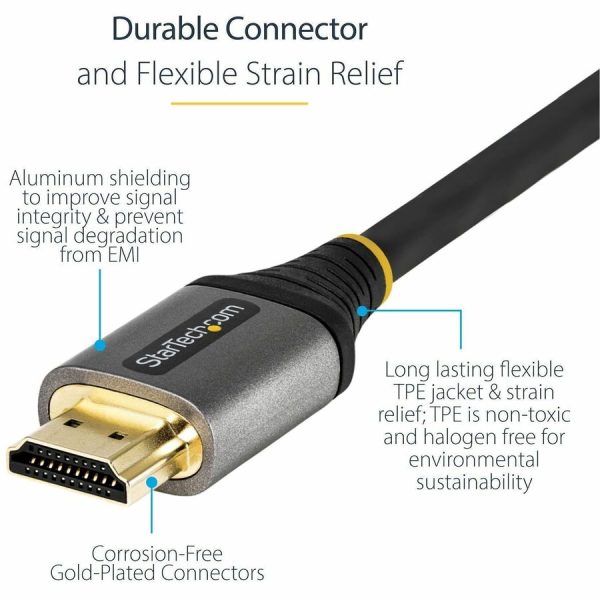 6ft/2m HDMI 2.1 Cable, Certified Ultra High Speed HDMI Cable 48Gbps, 8K 60Hz/4K 120Hz HDR10+, 8K HDMI Cable, Monitor/Display - Image 3
