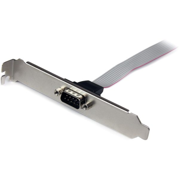 StarTech.com 9-pin Serial to 10-pin Header Slot Plate - Serial panel - DB-9 (M) - 10 pin IDC (F) - 41 cm - Image 3
