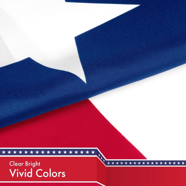 Texas TX State Flag 3x5 Ft 3-Pack 150D Printed Polyester By G128 - Image 3