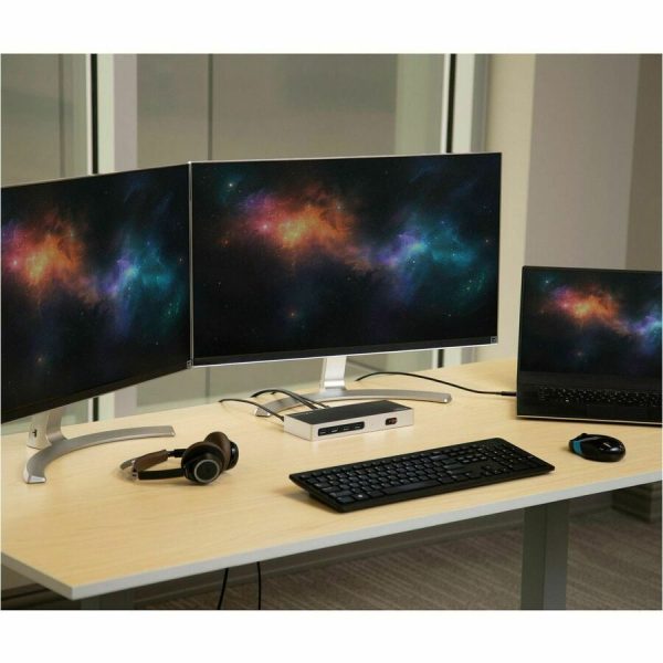 StarTech.com USB-C / USB 3.0 Docking Station - Compatible with Windows / macOS - Supports 4K Ultra HD Dual Monitors - USB-C - Six USB Type-A Ports - DK30A2DH - Image 4