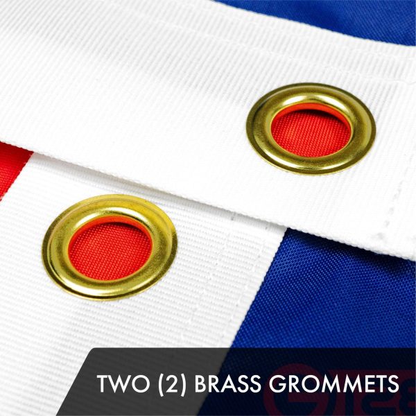 G128 Combo Pack: American USA Flag 4x6 Ft & Colorado CO State Flag 4x6 Ft | Both ToughWeave Series Embroidered Polyester, Embroidered Design, Indoor/Outdoor, Brass Grommets - Image 3