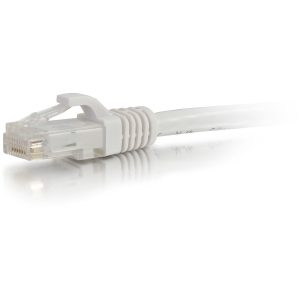 C2G 15ft Cat6a Snagless Unshielded (UTP) Ethernet Cable - Cat6a Network Patch Cable - PoE - White