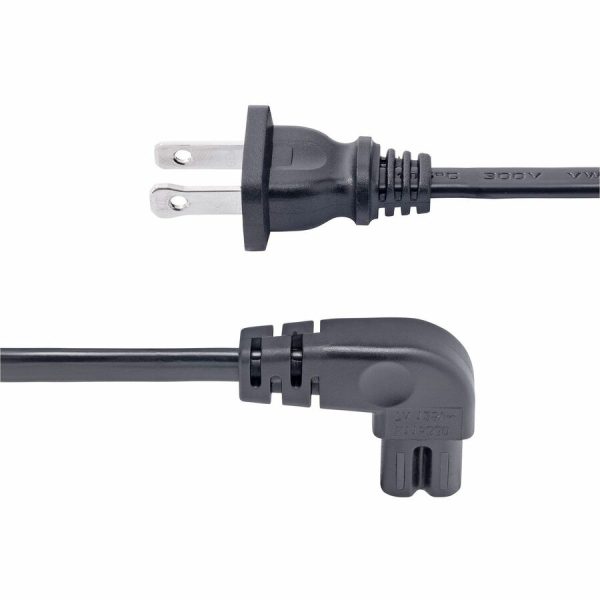 StarTech.com 6ft (1.8m) Laptop Power Cord, NEMA 1-15P to Right Angle C7, 7A 125V, 18AWG, Replacement Laptop Charger Cable, UL Listed - Image 3