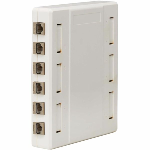 Eaton Tripp Lite Series Surface-Mount Box for Keystone Jacks - 12 Ports, White, TAA - Image 4