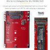 StarTech.com M.2 to U.3 Adapter, For M.2 NVMe SSDs, PCIe M.2 Drive to 2.5inch U.3 (SFF-TA-1001) Host Adapter/Converter, TAA Compliant - Image 2