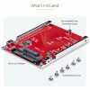 StarTech.com M.2 to U.3 Adapter, For M.2 NVMe SSDs, PCIe M.2 Drive to 2.5inch U.3 (SFF-TA-1001) Host Adapter/Converter, TAA Compliant - Image 7