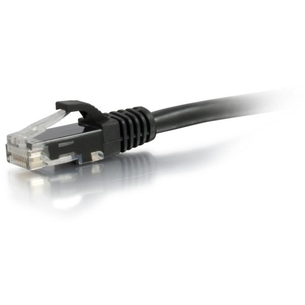C2G 10ft Cat5e Ethernet Cable - Snagless Unshielded (UTP) - Black - Image 2
