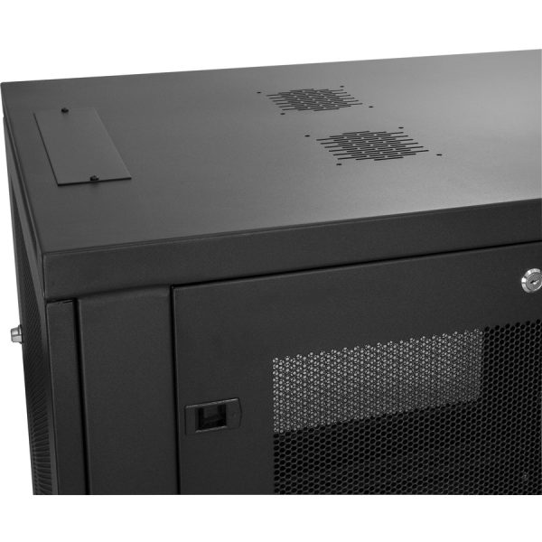 StarTech.com 2-Post 6U Wall Mount Network Cabinet, 19" Wall-Mounted Server Rack for Data / IT Equipment, Small Lockable Rack Enclosure - Image 4