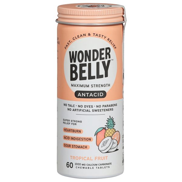 Wonder Belly - Chew Tab Tropical Frt - CS of 4-60 CT