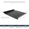 StarTech.com 1U Server Rack Cabinet Shelf - Fixed 16" Deep Cantilever Rackmount Tray for 19" Data/AV/Network Enclosure w/cage nuts, screws - Image 3