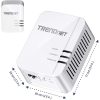 TRENDnet Powerline 1300 AV2 Adapter Kit, Includes 2 x TPL-422E Powerline Ethernet Adapters, IEEE 1905.1 & IEEE 1901, Gigabit Port, Range Up To 300m (984 ft), Simple Installation, White, TPL-422E2K - Image 6