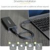 StarTech.com M.2 SSD Enclosure for M.2 SATA SSDs - USB 3.1 (10Gbps) with USB-C Cable - External Enclosure for USB-C Host - Aluminum - Image 5