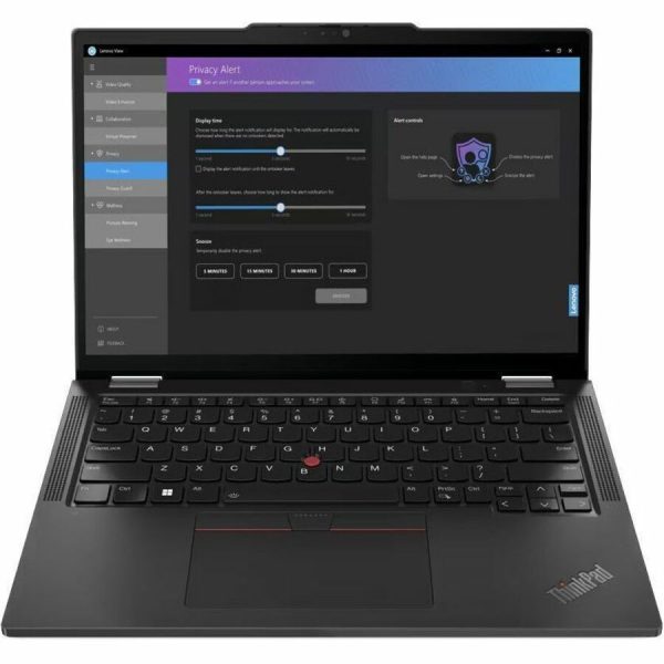 Lenovo ThinkPad X13 Gen 5 21LW0029US 13.3" Touchscreen Convertible 2 in 1 Notebook - WUXGA - Intel Core Ultra 7 155U - 16 GB - 1 TB SSD - English Keyboard - Black - Image 6