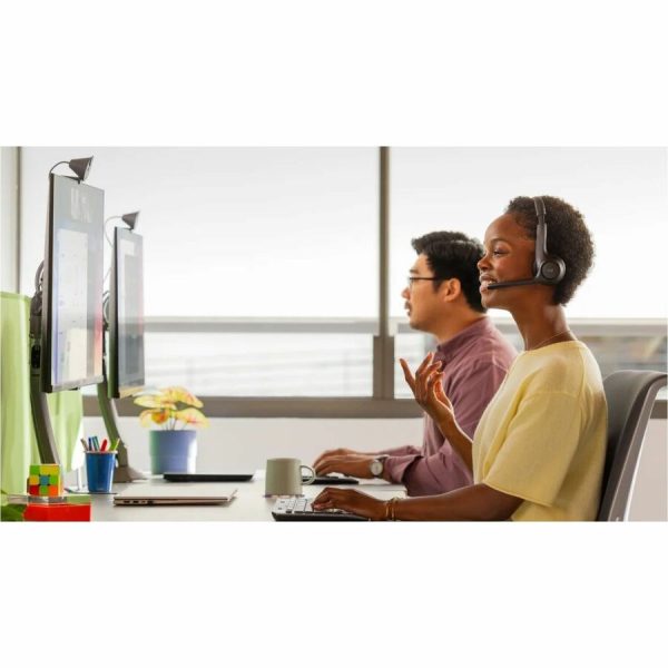 Logitech Zone 305 for Business, Wireless Bluetooth Headset With Microphone, for Microsoft Teams, Compatible With Windows, Mac, Chrome, Linux, iOS, iPadOS, Android, Black - Image 9