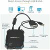StarTech.com Laptop to Server KVM Console, Rugged USB Crash Cart Adapter with File Transfer and Video Capture, TAA - Image 3