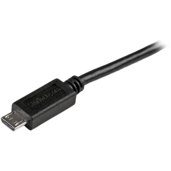StarTech.com 3 ft Mobile Charge Sync USB to Slim Micro USB Cable for Smartphones and Tablets - A to Micro B M/M - Image 3