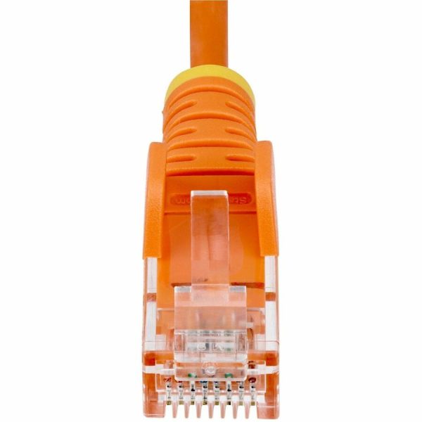 StarTech.com 5ft Orange Slim CAT6 Ethernet Cable, Slim Snagless RJ45, UTP, LSZH, 28AWG Bare Copper, Slim Network Patch Cord, Fluke Tested - Image 4