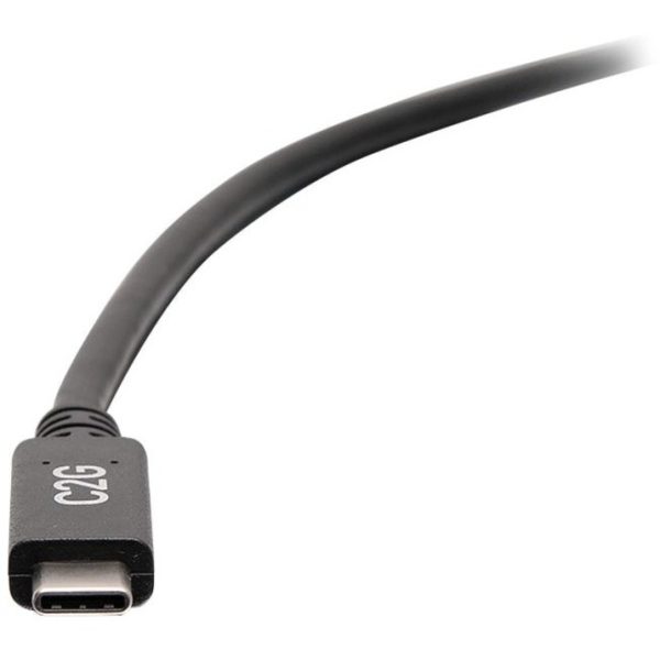 C2G 1.5ft USB C to USB A Cable - USB C to A Cable - USB 3.2 Gen 1 - 3A, 5Gbps - Black - M/M - Image 2