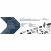 StarTech.com 2-Post 24U Heavy-Duty Wall Mount Network Rack, 19" Open Frame Server Rack with Adjustable Depth, Data Rack for IT Equipment~ - Image 3