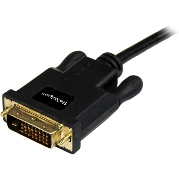 StarTech.com 10ft Mini DisplayPort to DVI Cable, Mini DP to DVI-D Adapter/Converter Cable, 1080p Video, mDP 1.2 to DVI Monitor/Display - Image 2