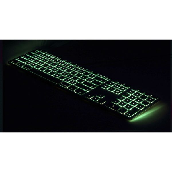 Matias RGB Backlit Wired Aluminum Keyboard for Mac - Space Gray - Image 2