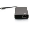 C2G USB C Docking Station - Dual Monitor Docking Station with 4K HDMI, USB, Ethernet, and AUX - Power Delivery up to 60W - Image 2