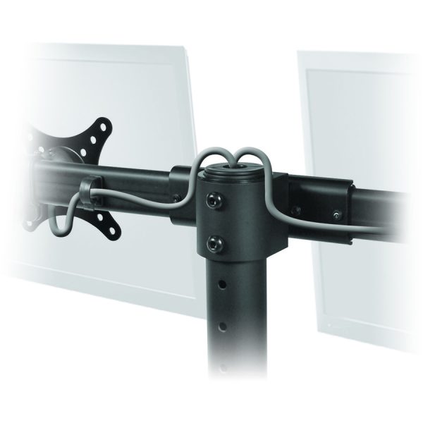 Freestanding Dual Monitor Desk Stand - 13" to 27", Max Load 22 lbs - Image 2