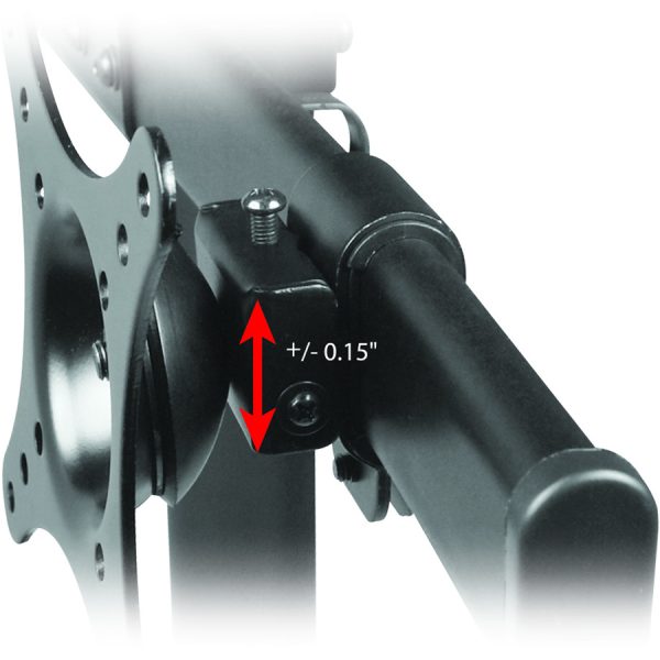 Freestanding Dual Monitor Desk Stand - 13" to 27", Max Load 22 lbs - Image 4