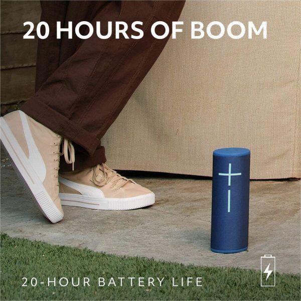 Ultimate Ears MEGABOOM 4 Portable Waterproof Bluetooth Speaker With Powerful 360-Degree Sound and Thundering Bass, Floating Speaker With 20-Hour Battery and 147ft (45m) Range, Lilac - Image 3