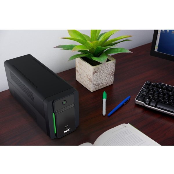 APC Back UPS, 950VA/480W, Tower, 120V, 6x NEMA 5-15R outlets, USB Type A + C Ports, User Replaceable Battery - Image 4