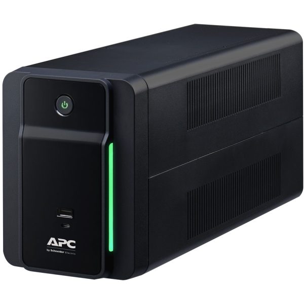 APC Back UPS, 950VA/480W, Tower, 120V, 6x NEMA 5-15R outlets, USB Type A + C Ports, User Replaceable Battery - Image 7