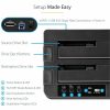 StarTech.com Dual Bay Hard Drive Duplicator Dock, Standalone HDD/SSD Cloner/Copier, USB 3.0 / eSATA to SATA III Hard Drive Cloner - Image 4