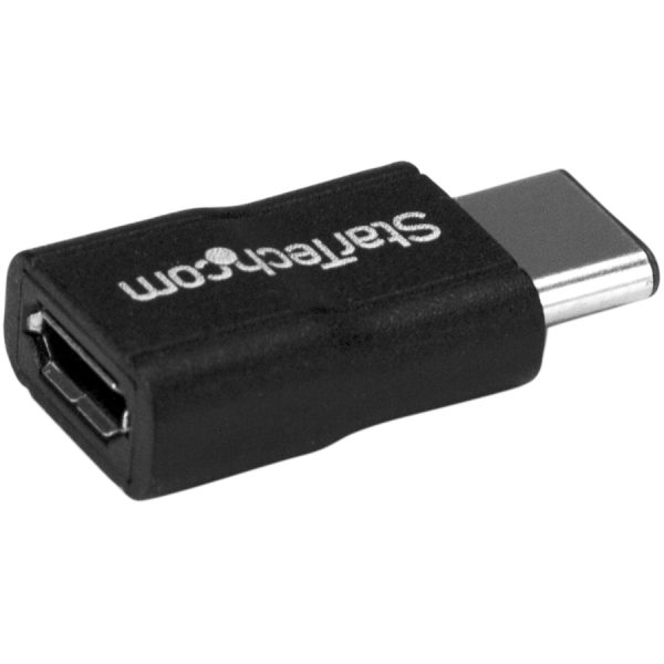 StarTech.com USB C to USB Micro B - USB Type C to USB M / F - USB 2.0 - USB C Connector - USB-C to USB Micro B Adapter - Image 2