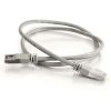 C2G-10ft Cat5e Molded Shielded (STP) Network Patch Cable - Gray - Image 2