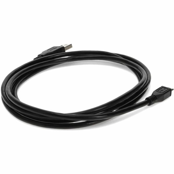 AddOn 6ft USB 2.0 (A) Male to Micro-USB 2.0 (B) Male Black Cable - Image 5