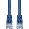 AddOn 15ft Blue CAT 6 PVC Ethernet Cable Snagless Bubble Boot RJ-45 M/M