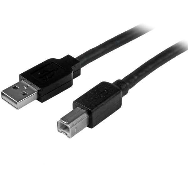 StarTech.com 15m / 50 ft Active USB 2.0 A to B Cable - M/M - Image 2