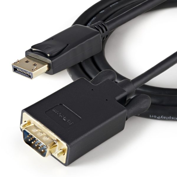 StarTech.com 3ft (1m) DisplayPort to VGA Cable, Active DisplayPort to VGA Adapter Cable, 1080p Video, DP to VGA Monitor Converter Cable - Image 4