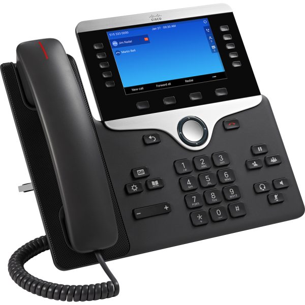 Cisco 8841 IP Phone - Corded - Corded - Wall Mountable - Charcoal - Image 3